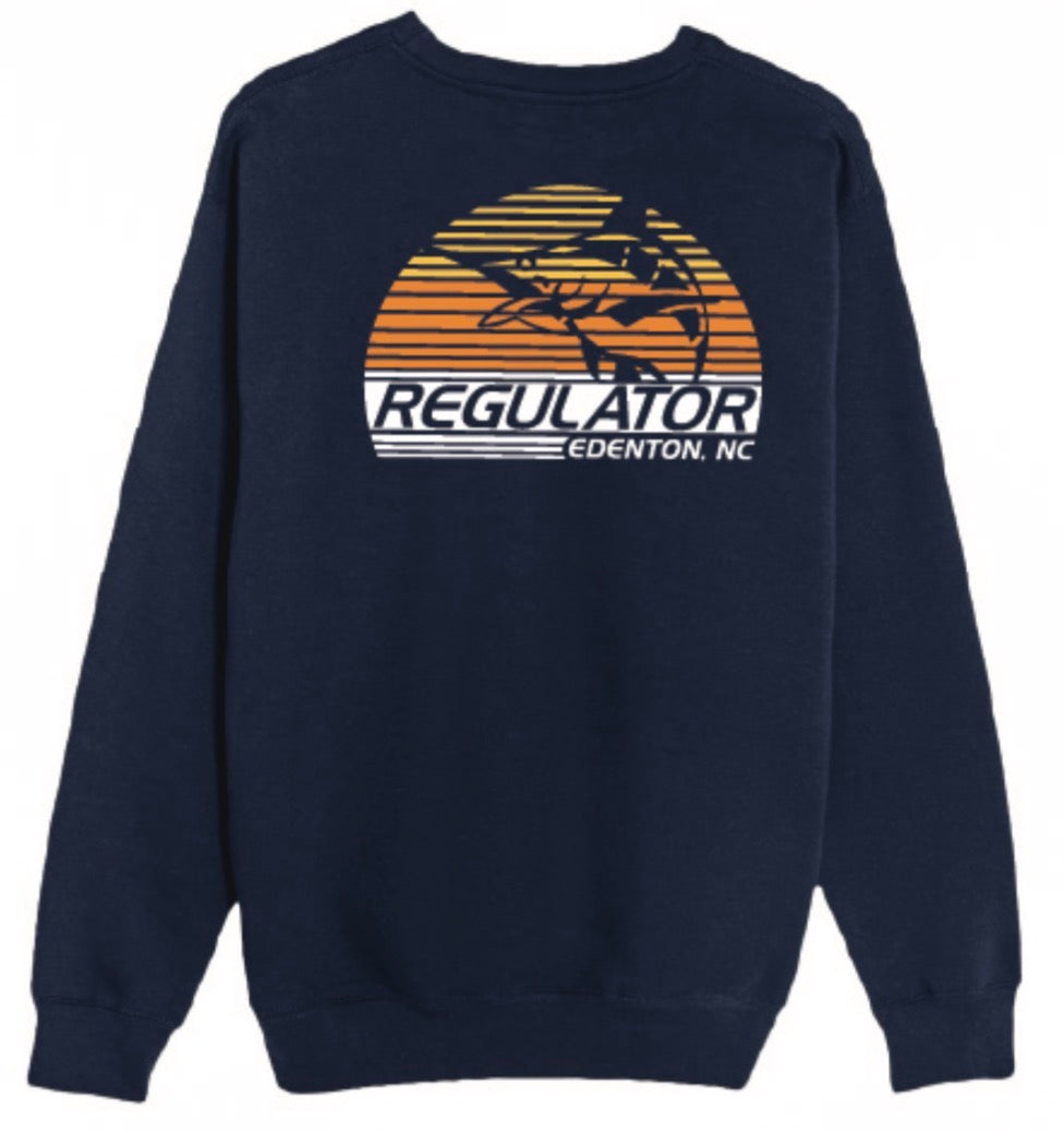 Sunset Crew Sweatshirt | Navy – Regulator Marine Gear Store