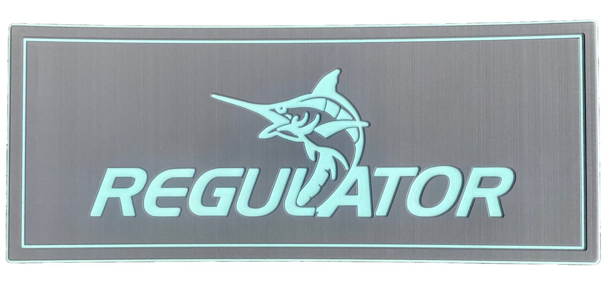 Regulator Helm Pad Anchor Grey over Sea Foam Regulator Marine Gear