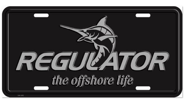 Regulator Logo License Plate