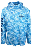 Marlin Camo Performance Fishing Hoodie