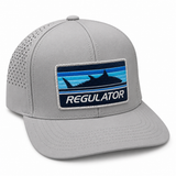 Fishcut Patch Performance Hat | Light Grey
