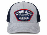 Fisherman Trucker Hat | Heather Gray/Navy