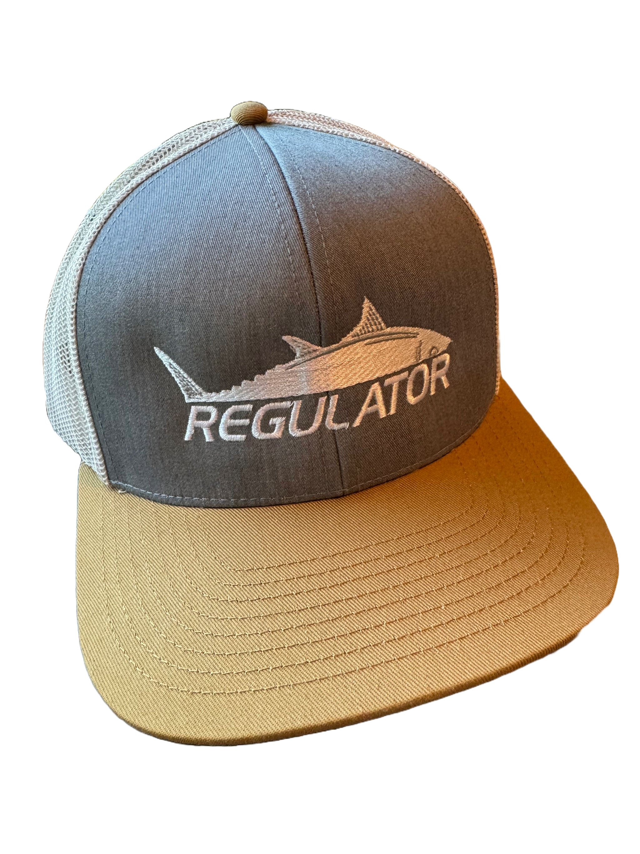 Custom Steampunk Fish Brooch Trucker Hat Fish Hook & Loop Trucker Cap - Ultimate Fishing Hat  main image 3