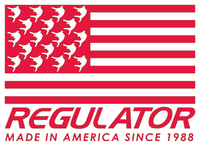 XL Regulator Flag Pro-Cut Vinyl Decal | Red