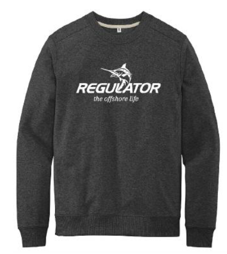 Regulator Crew Sweatshirt | Charcoal Heather – Regulator Marine Gear Store