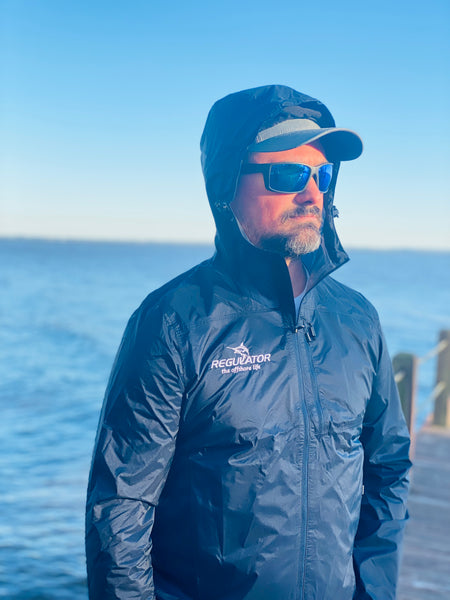 Navy best sale rain jacket