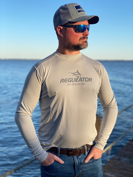 Regulator Marine Long Sleeve Performance Shirt | Slate Gray