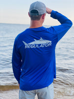 Regulator Fish Cut Long Sleeve Performance Shirt | Royal