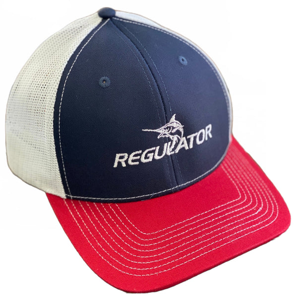 Regulator Marine Trucker Hat | Navy with White Mesh
