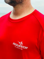 Regulator Fish Cut Long Sleeve Performance Shirt | Red