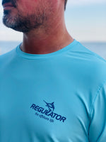 Regulator Tuna Catch Long Sleeve  Performance Shirt | Aqua Blue