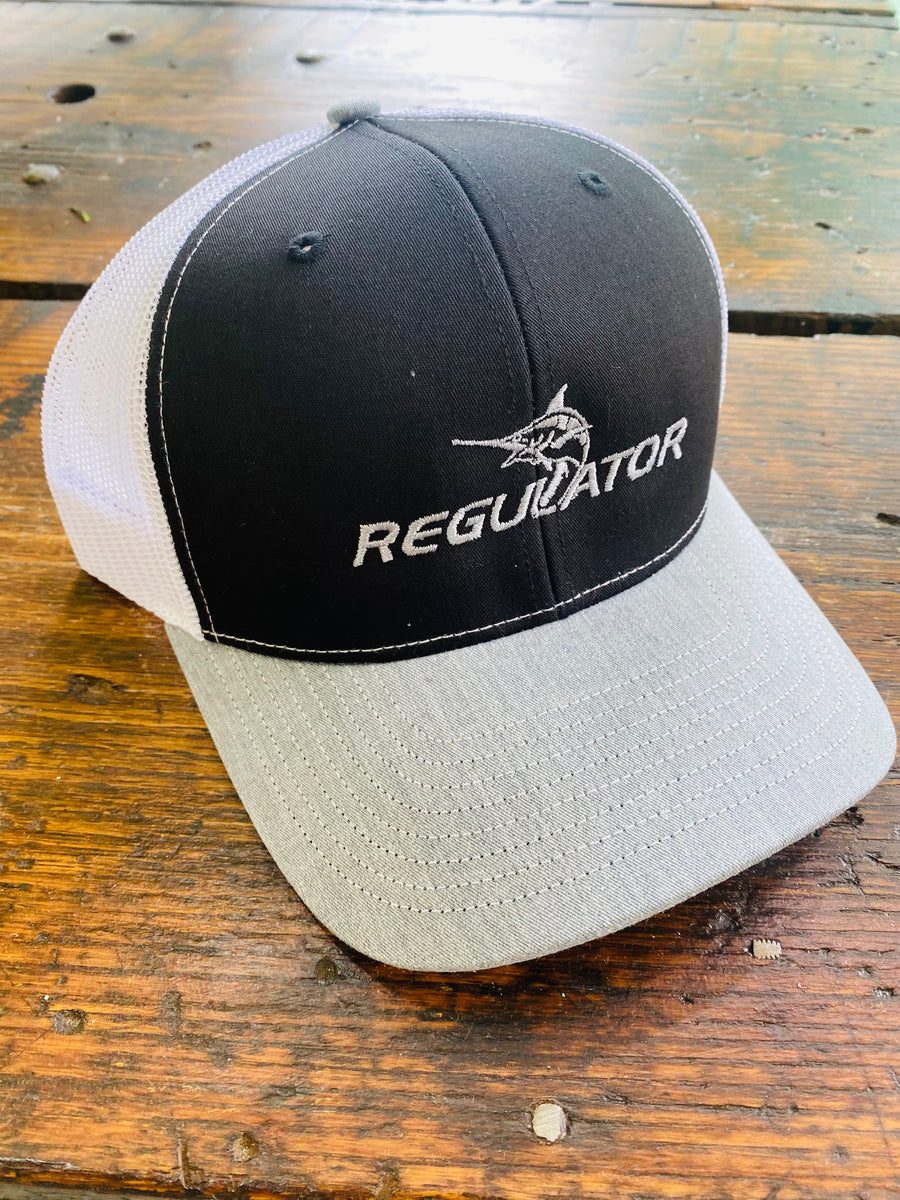 Regulator Marine Trucker Hat Gray/Black/White Regulator Marine Gear Store